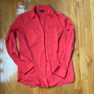 Talbots Vibrant Pink Blouse